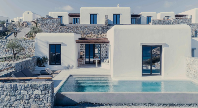 Люкс с видом на море Kalesma Mykonos
