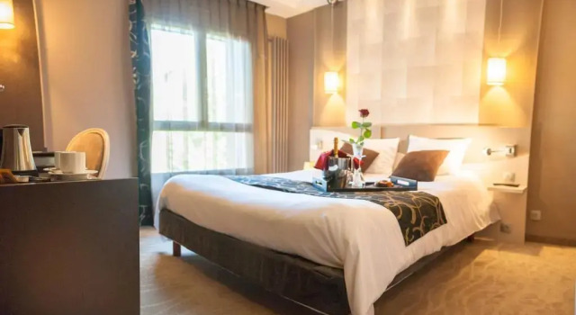 Двухместный номер Privilege Logis Hôtel Restaurant Le Fruitier