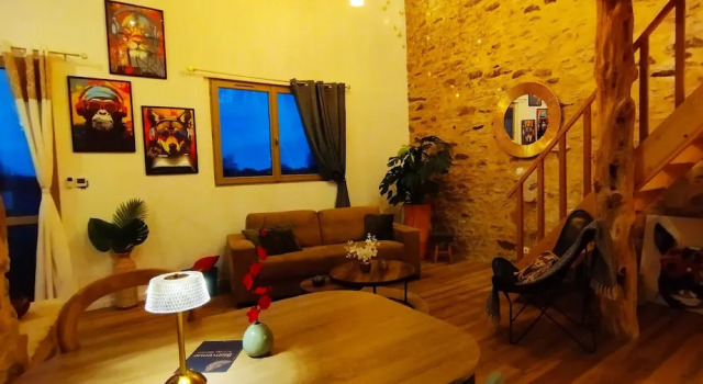 Maison avec hammam privé en option - Maison Mandala, Забронировать Дом для отпуска Коттеджи Сен-Фильбер-де-Гран-Льё, Коттедж