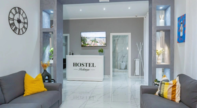 Bett im Wohnheim Hostel Partenope