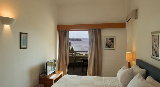 Двухместный номер Deluxe с балконом и с видом на море Kanapitsa Mare Hotel