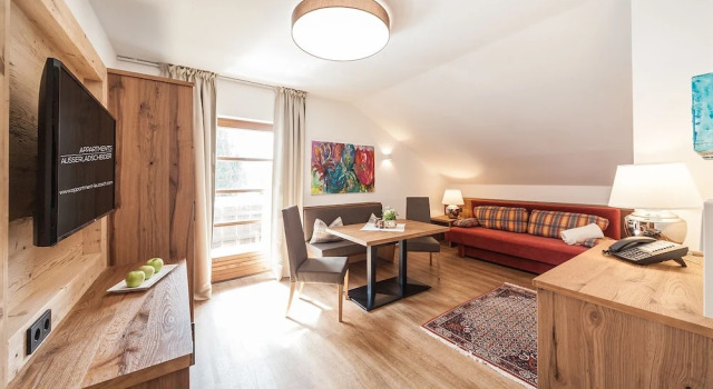 Апартаменты c 1 комнатой с балконом и с видом на горы Appartements Ausserladscheider