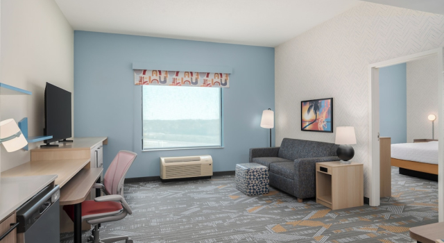 Люкс c 1 комнатой Home2 Suites By Hilton Riverview Tampa