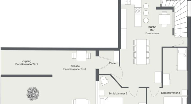 Семейный люкс с 3 комнатами Angerer Alpine Suiten und Familienappartements Tirol