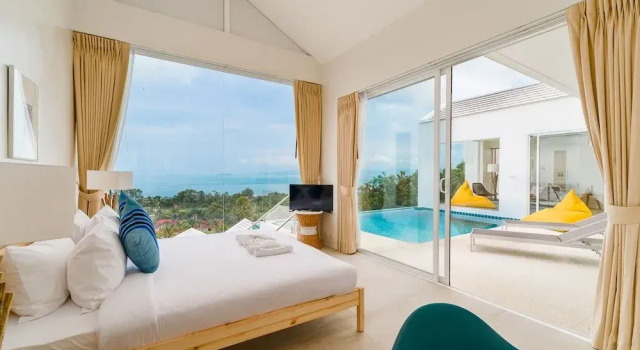 HSH V1 - 4 Bed sea view - Bang Por, Забронировать Вилла Коттеджи Moo 4, Коттедж