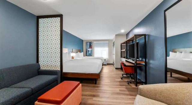Четырёхместный люкс Standard Everhome Suites San Antonio Lackland near SeaWorld by Choice Hotels