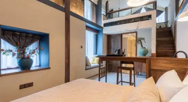 Семейный люкс Wangwu Mountain Xiaoyoudian Mountain Residence Homestay