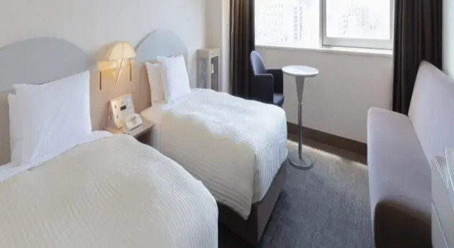 Трёхместный номер Deluxe с балконом Kawagoe Prince Hotel