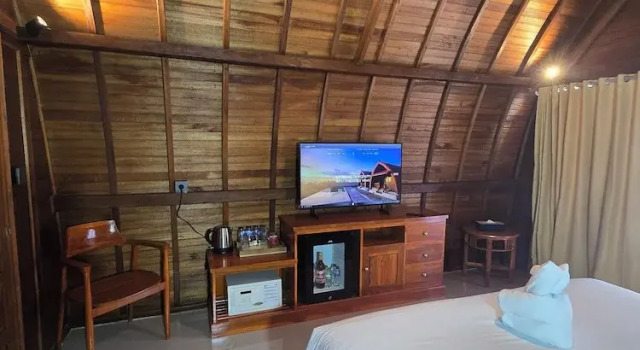 Двухместный номер Superior с балконом и с видом на бассейн Dudu Cottage Nusa Penida