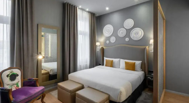 Superior Dvoulůžkový s manželskou postelí pokoj 987 Design Prague Hotel
