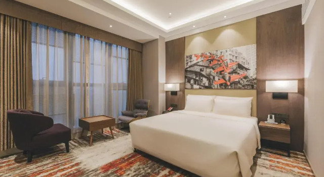 Atour Hotel Chongqing Guanyin Bridge, Book Hotel Hoteller i Yu Bei med pool, Swimmingpool