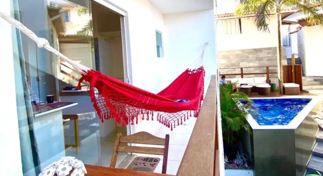 Апартаменты с видом на бассейн Flats Morro de São Paulo
