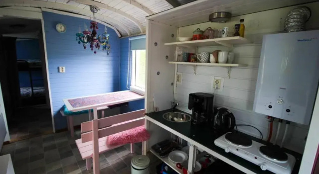 Pipowagen/chalet de oude rijn