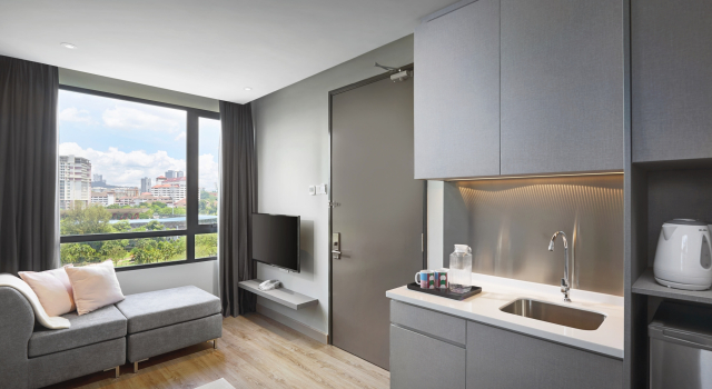 Студия с 2 комнатами Hotel Komune Living & Wellness Kuala Lumpur
