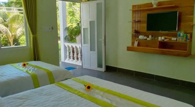 Двухместный номер Standard с видом на сад BIỂN ĐỒI Bungalow