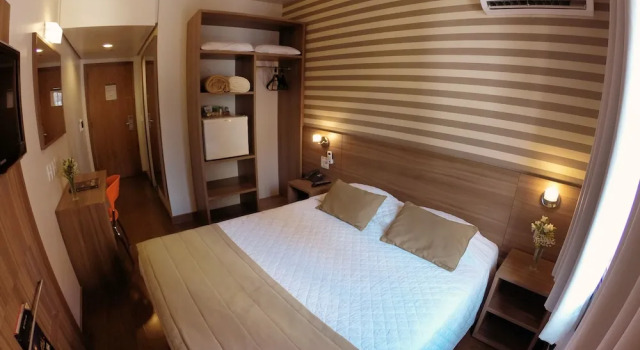 Номер Standard Hotel Continental Business - 200 metros do Complexo Hospitalar Santa Casa