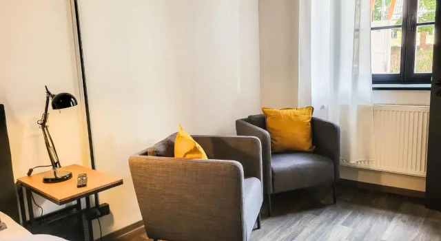 Апартаменты Цокольный этаж Ferienwohnung Backstube