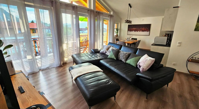 Apartment with sauna and panoramic view in Inzell, Rezervasyon Daire Inzell daireler, Daire
