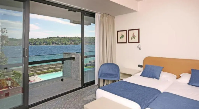 Двухместный номер Comfort с балконом и с видом на озеро Hotel Salò du Parc