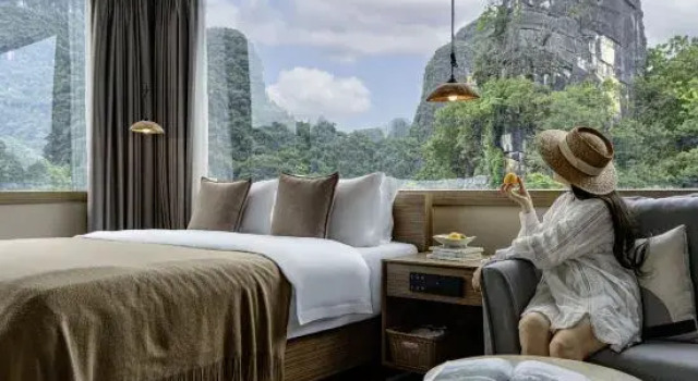 Люкс Yangshuo Yuyuan Resort （Shili Gallery &Yulong River）