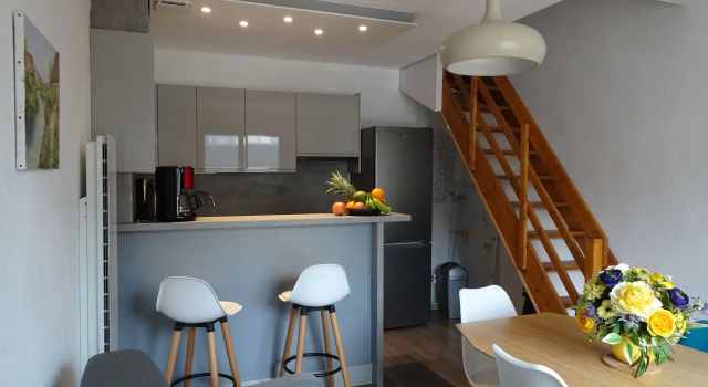 Charming maisonette in duplex, 400 m from the beach