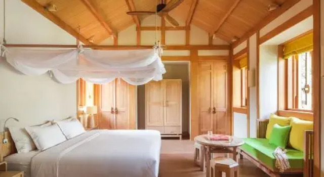 Двухместный люкс с видом на внутренний двор Six Senses Qing Cheng Mountain
