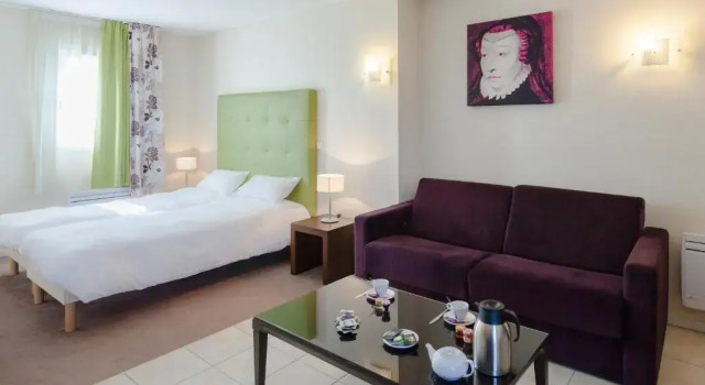Двухместная студия Résidence Villa Bellagio Amboise by Popinns