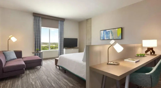Двухместный номер Deluxe Hilton Garden Inn Austin North-Near the Domain, TX