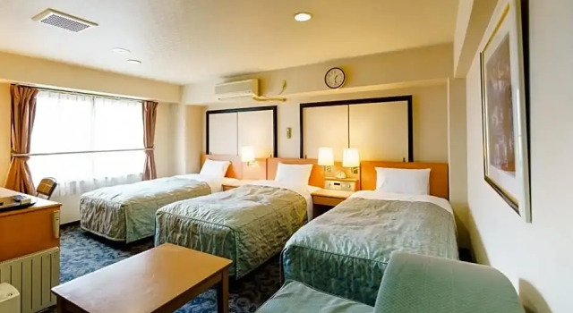 Трёхместный номер Deluxe Business Inn Sennichimae Hotel