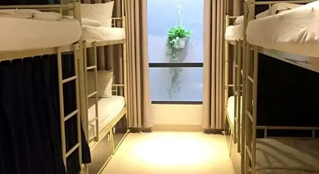 Кровать в общем номере BACKHOME BOUTIQUE Old Town Hoi An