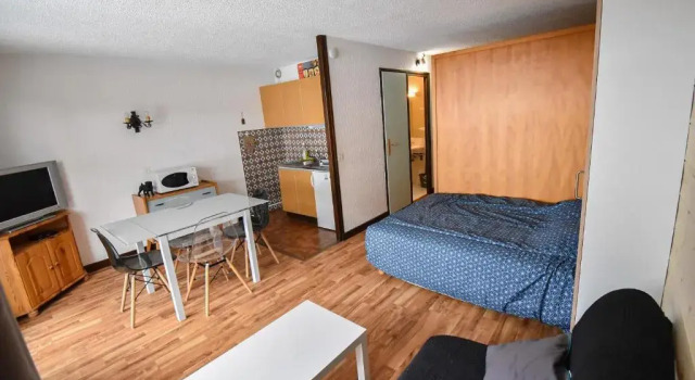 Le Relai S34 - Grand et lumineux studio avec coin montagne 4-6 pers, 50m des pistes, grand balcon exposé SUD, DRAPS NON COMPRIS, Забронировать Апартаменты/квартира Сен-Жан-д'Ольп Порт дю Солей