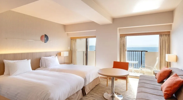 Двухместный номер Premium с видом на океан AoAwo Naruto Resort
