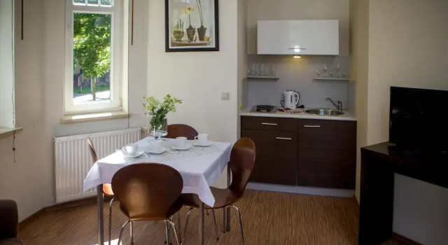 Четырёхместный номер Standard Villa Aronia pokoje z aneksem kuchennym , parking bezpłatny