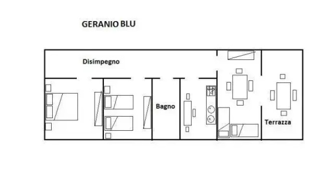 Geranio Blu, Book Apartment Campo nell'Elba Elba