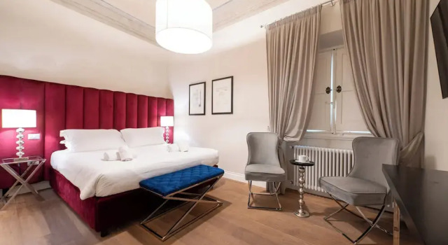 Четырёхместный семейный номер Standard с видом на город Relais Condotta