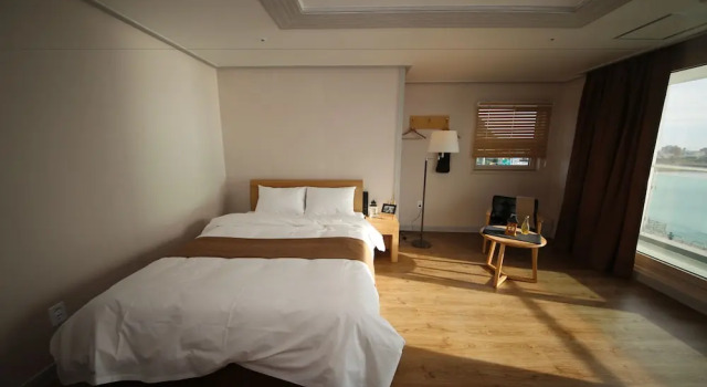 Двухместный номер Deluxe с балконом и с видом на море Hotel Aroha