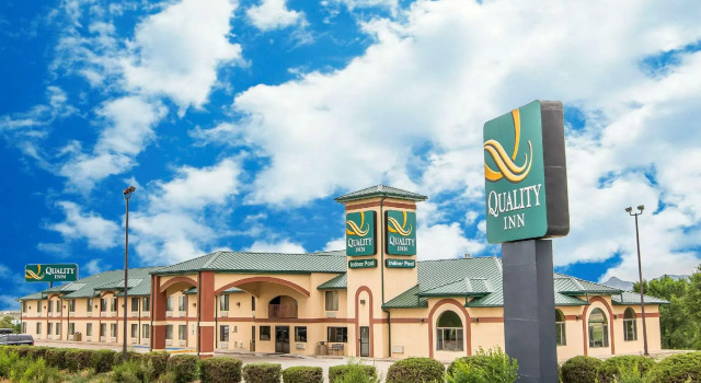 Кровать в общем номере Quality Inn Raton, NM