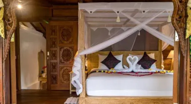 Бунгало Deluxe Be Bali Hut Farm Stay