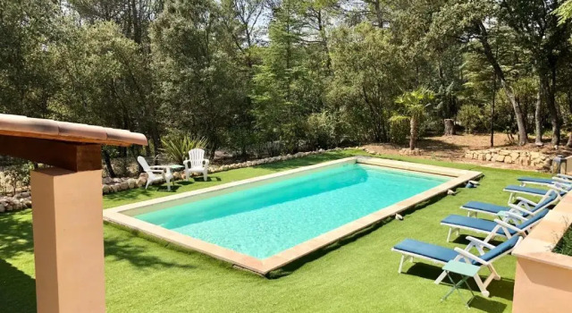 Maisonnette Dans Le Luberon - Bois Romay, Rezervasyon Otel La Bastide-des-Jourdans havuzlu oteller, Yüzme Havuzu