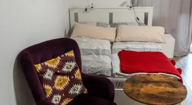1 Zimmer Wohnung mit der Terrasse in der Innenstadt