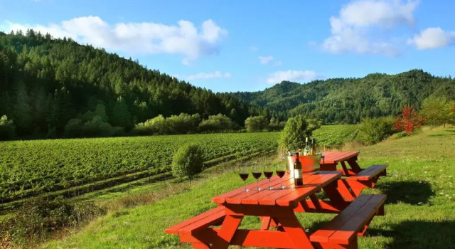Номер Standard с балконом West Sonoma Inn & Spa