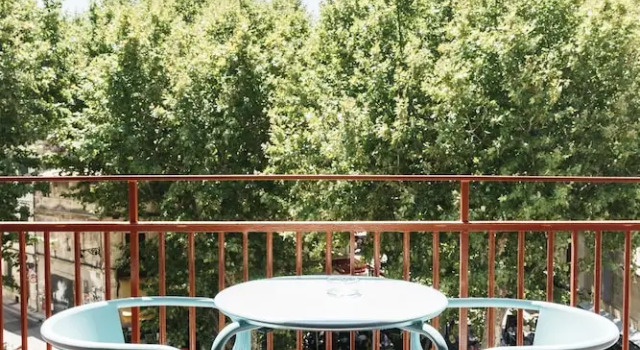 Двухместный номер Standard с балконом и с видом на город Hôtel Voltaire