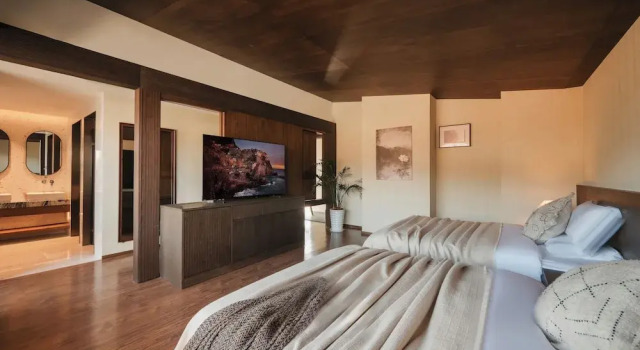 Двухместный семейный номер Standard с видом на горы Qingshanyue Panorama Design Resort