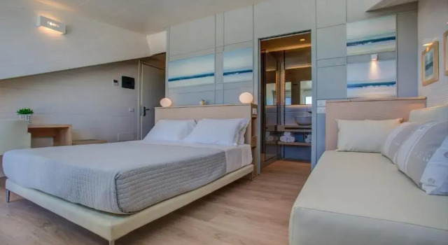Трёхместный номер Deluxe с видом на море Hotel San Marco