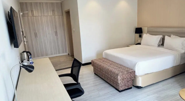 Standaard Eenpersoonskamer uitzicht op de stad Bentark Hotel