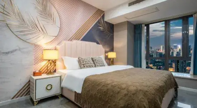Люкс Deluxe Дуплекс с 6 комнатами Chengdu Laien holiday Suite Apartment