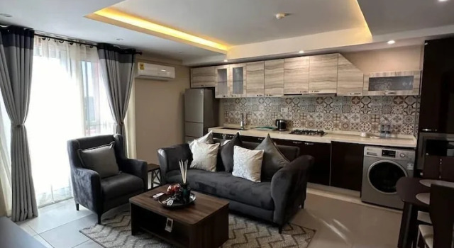 Апартаменты Deluxe c 1 комнатой с видом на бассейн Mansah Plus Hotel and Apartments