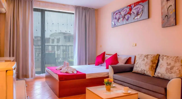 Alex Studio in Green Life Beach Resort, Забронировать Курортный отель Курортные отели Созополь, Курортный отель
