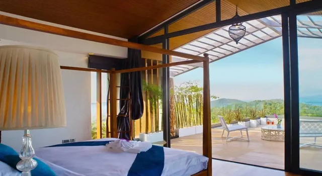 10 Bedroom Twin Seaview Villas 5 star with staff-SDV080A-By Samui Dream Villas, Забронировать Вилла Отели Южного Таиланда с парковкой, Парковка
