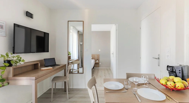 Апартаменты c 1 комнатой AppartCity Confort Saint-Nazaire Océan